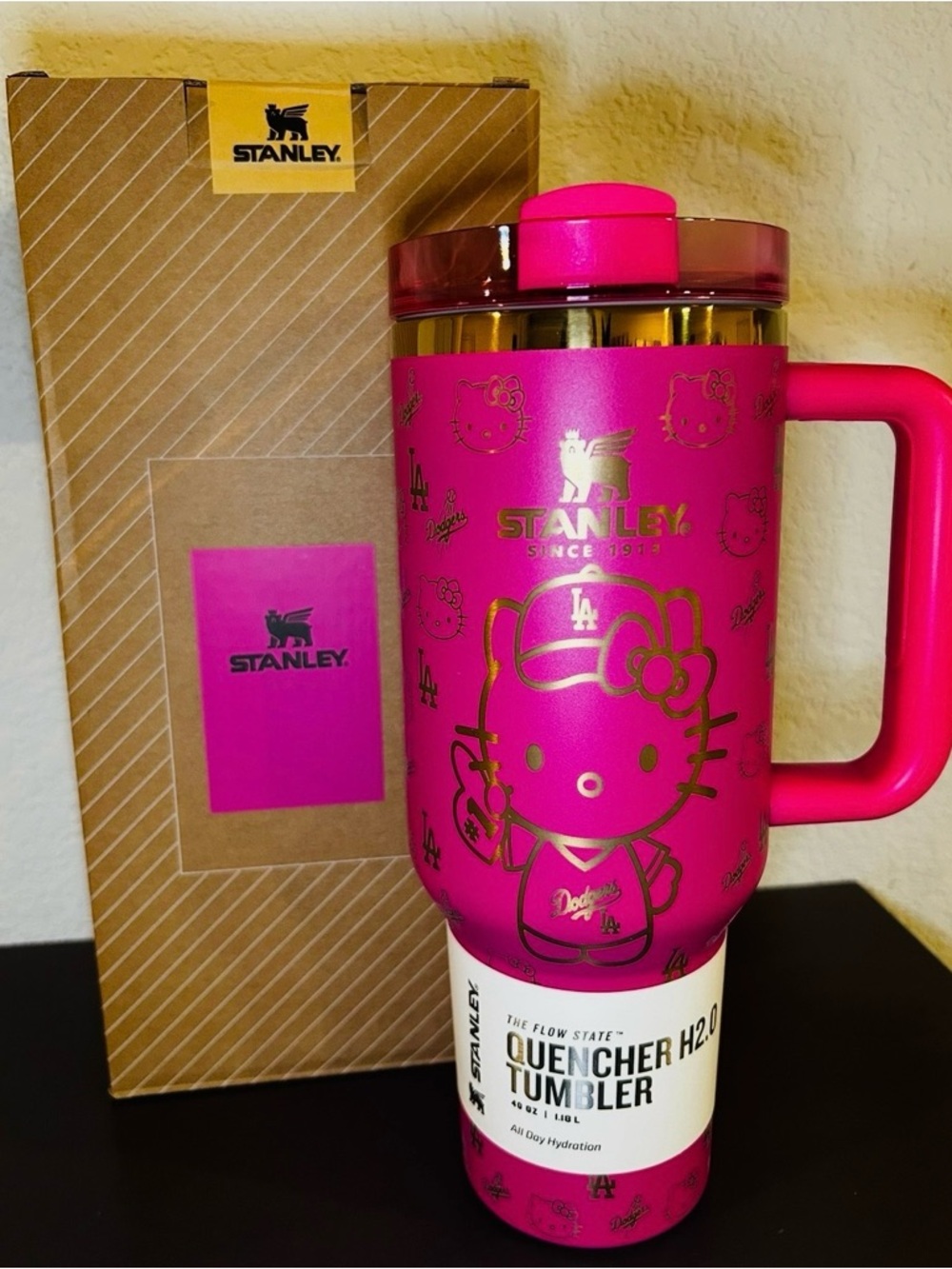 Stanley Pink Hello Kitty Baseball Tumbler
